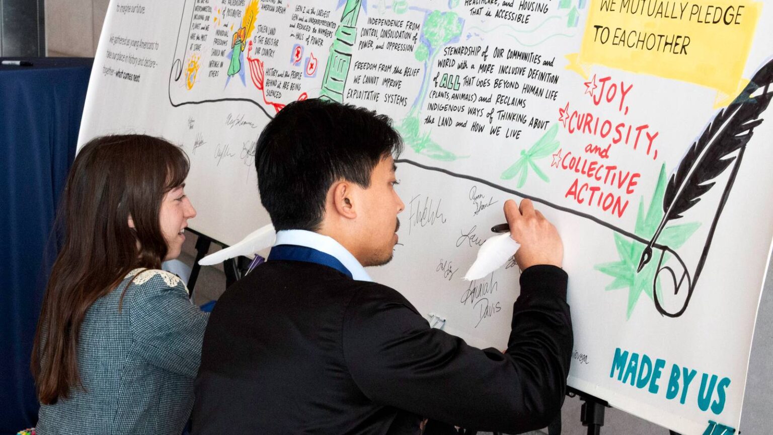 250 US ‘Wish Walls’ Share Gen Z’s 90,000-Plus Hopes & Fears of America’s Next 250 Years