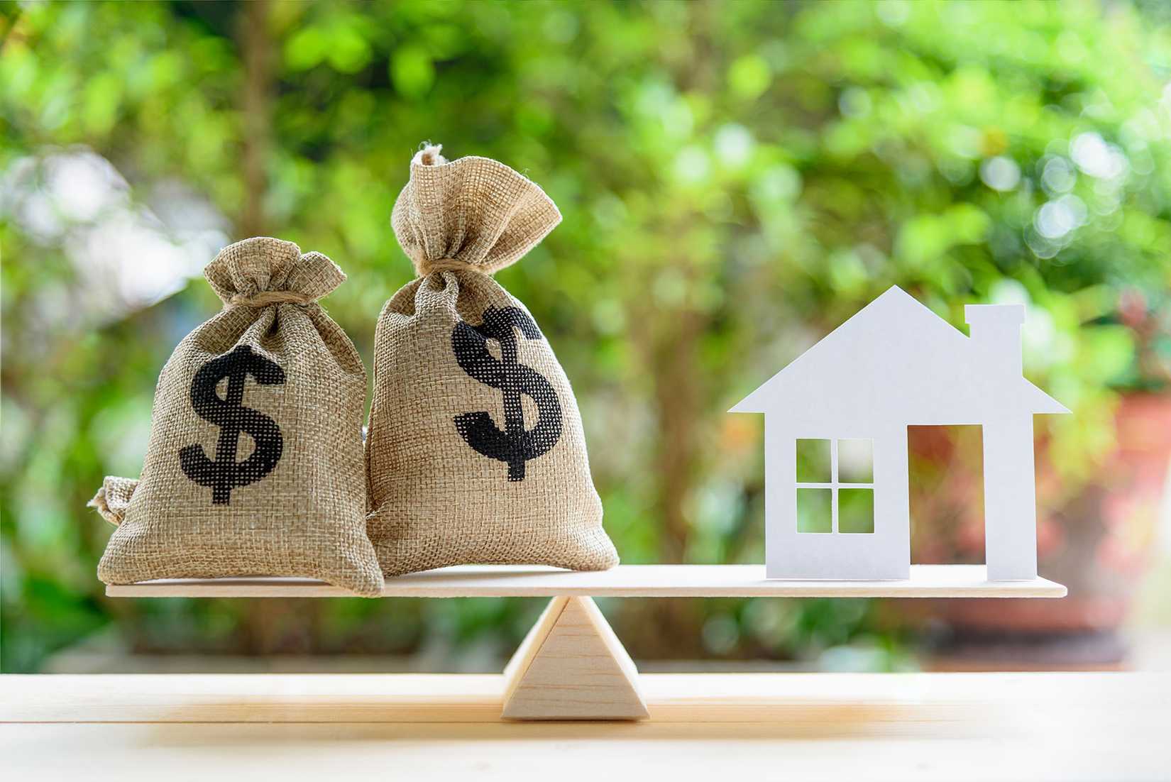 Money outweighs a tiny house.