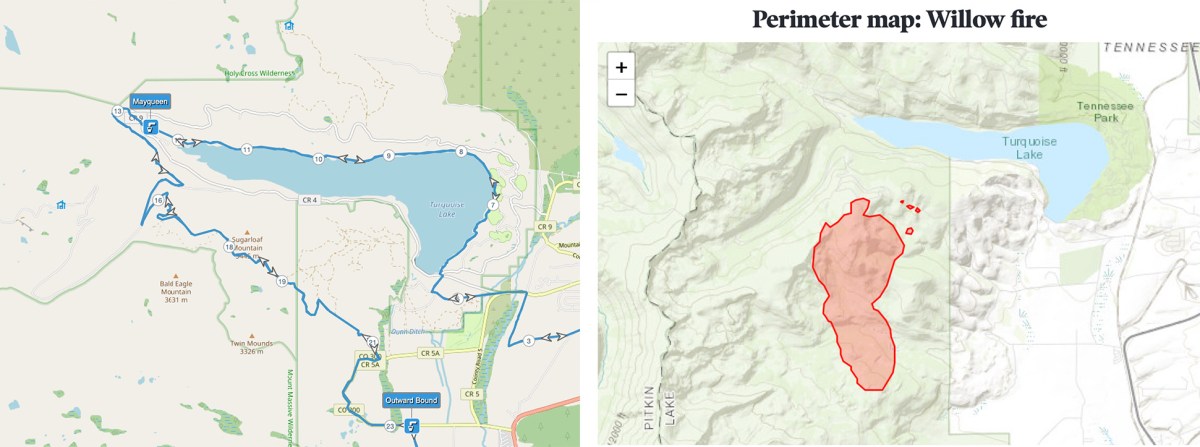 leadville fire maps
