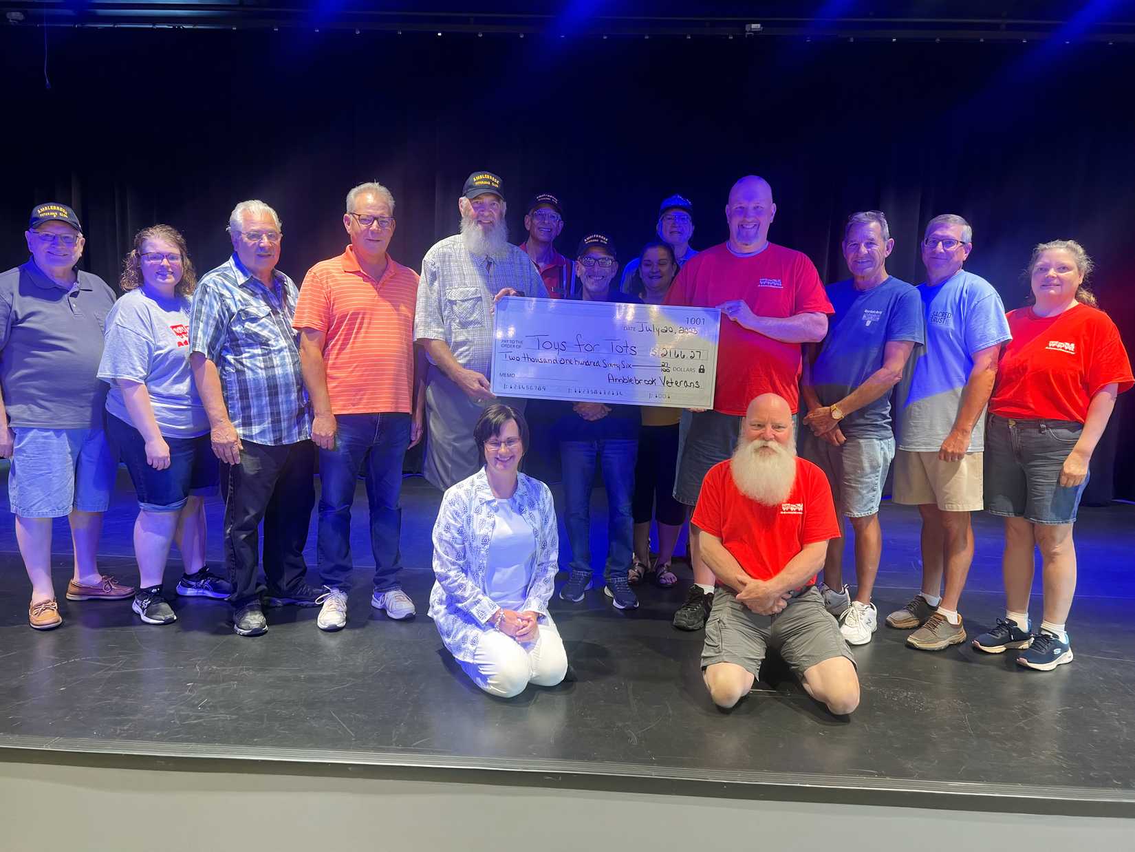 Residents of Amblebrook at Gettysburg join Veterans Club 'Toys for Tots' drive (Amblebrook at Gettysburg).