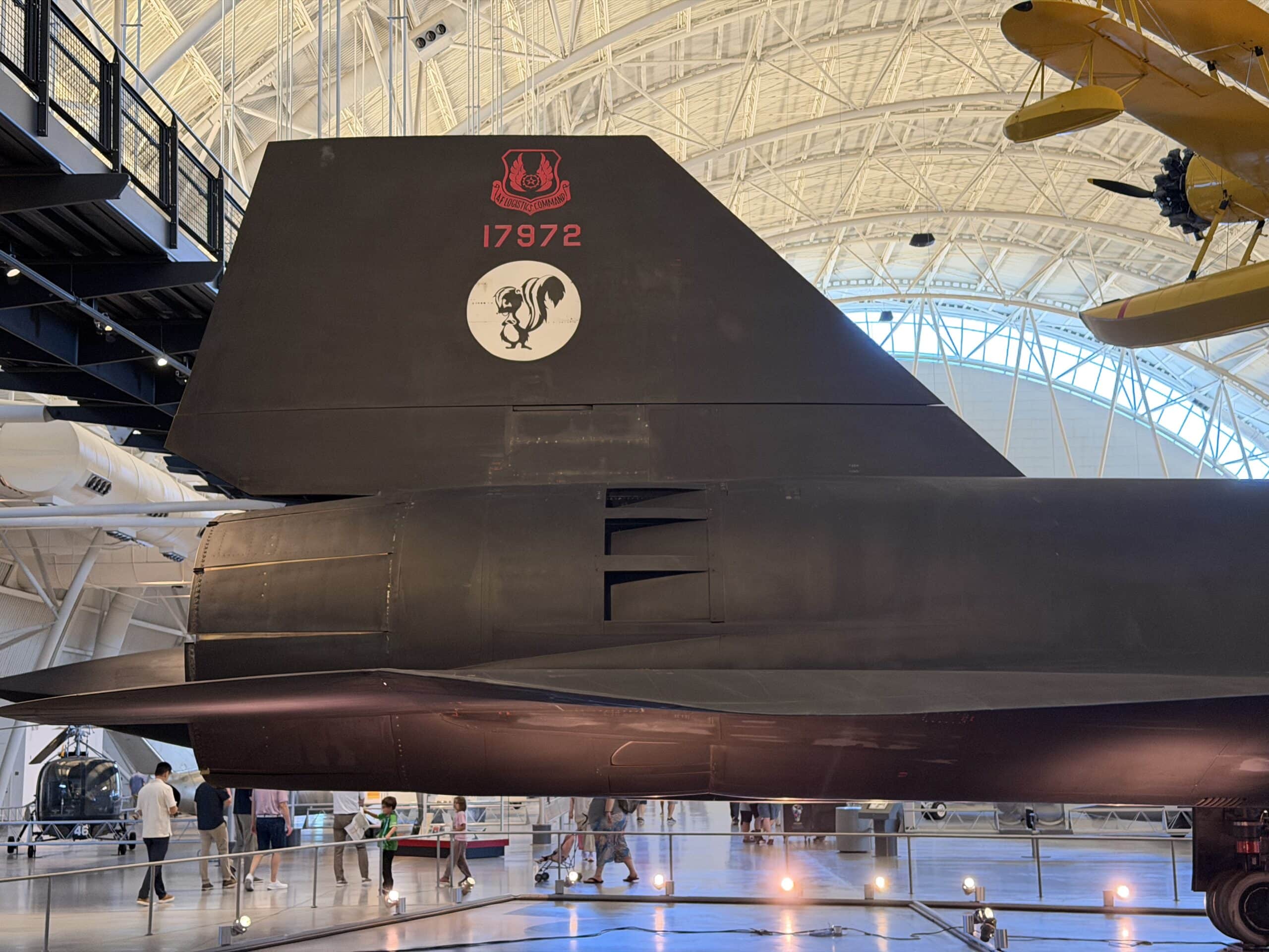 SR-71 Blackbird at the Smithsonian. 19FortyFive Image taken by Christian D. Orr.