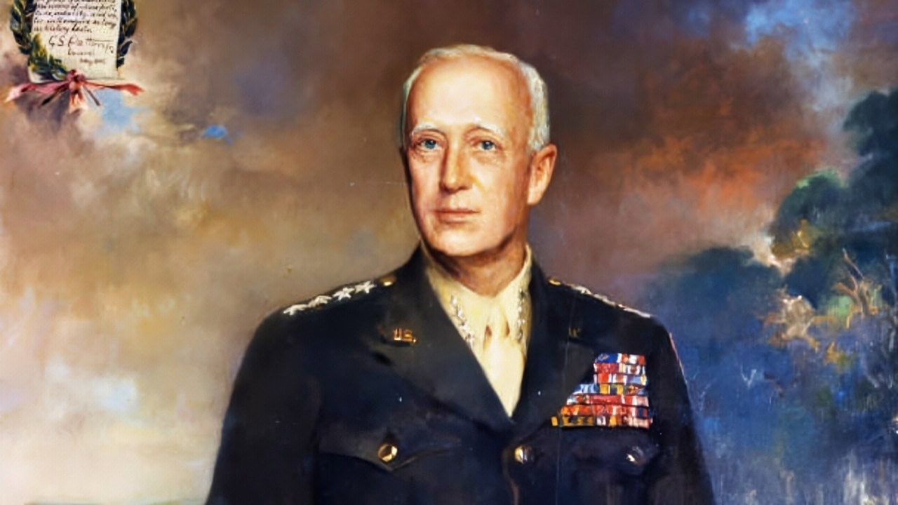 Portrait of Army General Patton