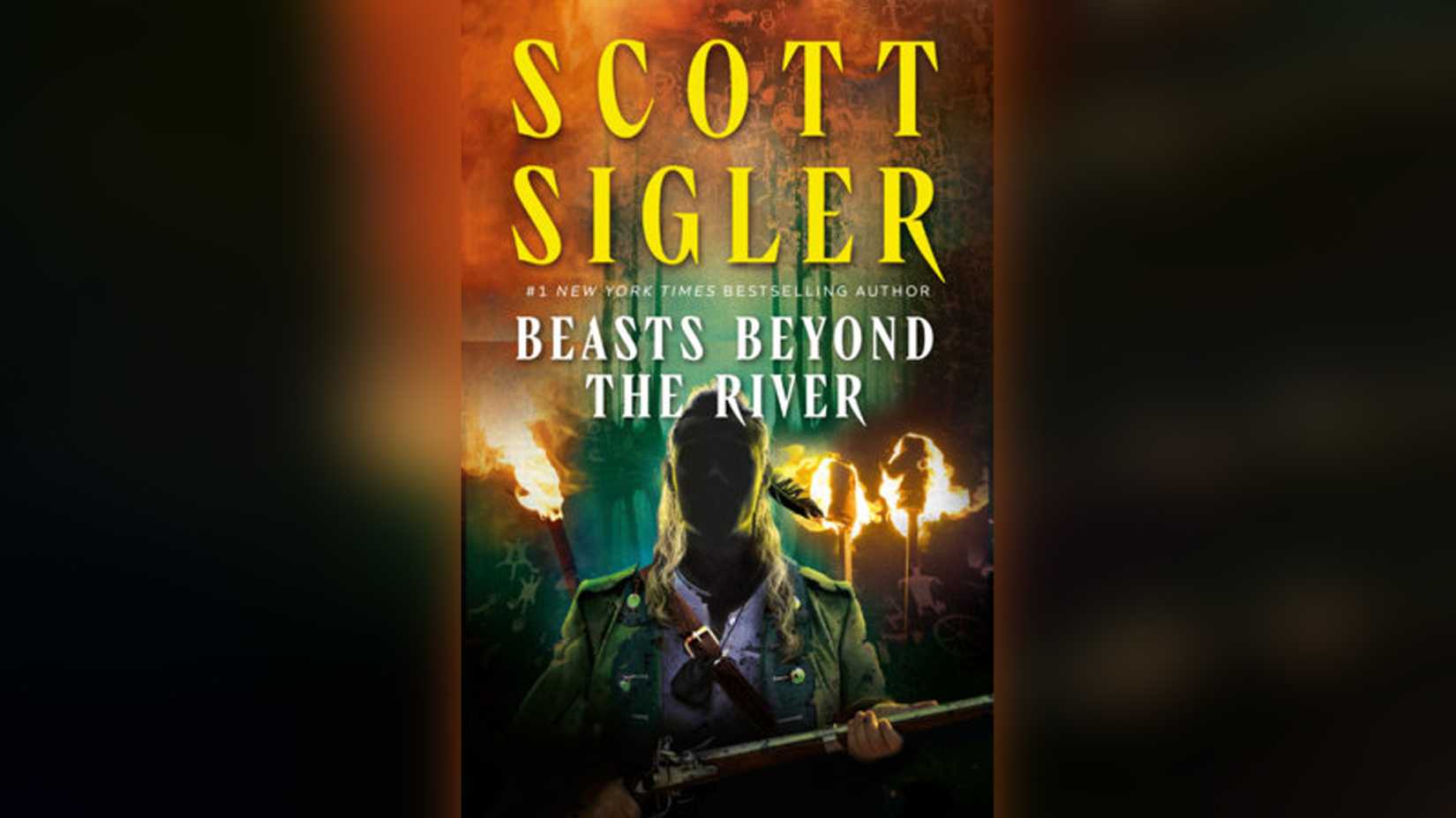 Cover of Beasts Beyond the River, Scott Sigler's historical military horror novel set during the French and Indian War.