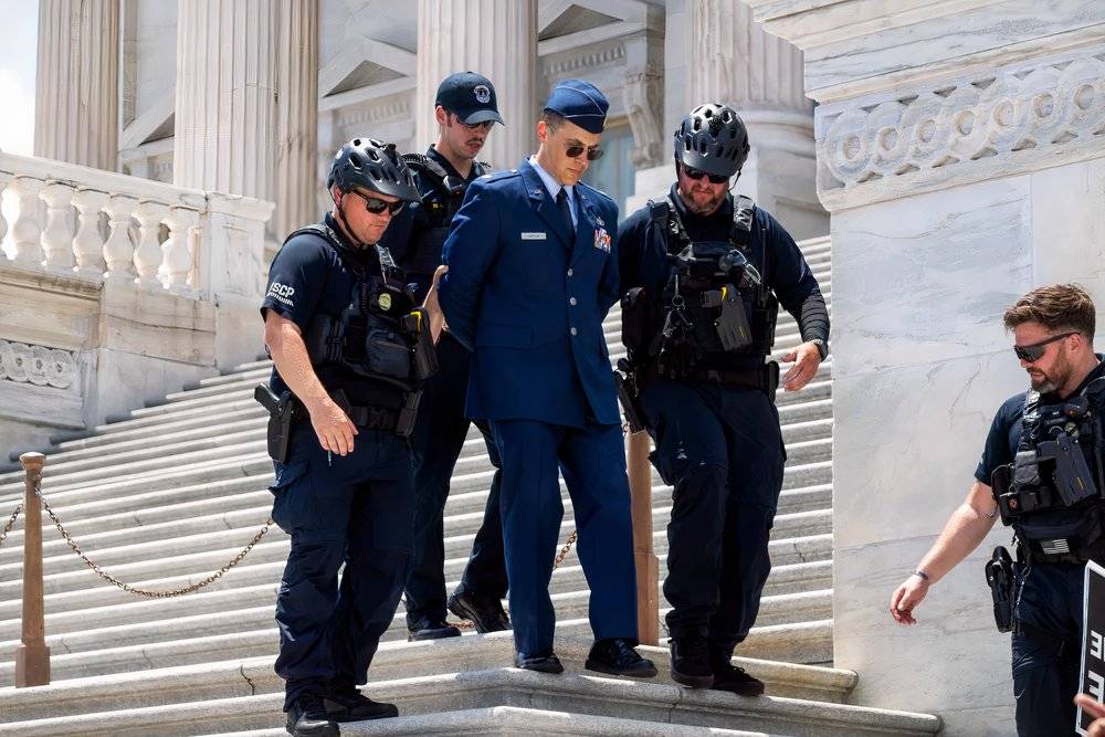 Air Force Major Placed in Pretrial Confinement After Calling for Trump’s Removal Air Force Major Placed in Pretrial Confinement After Calling for Trump’s Removal