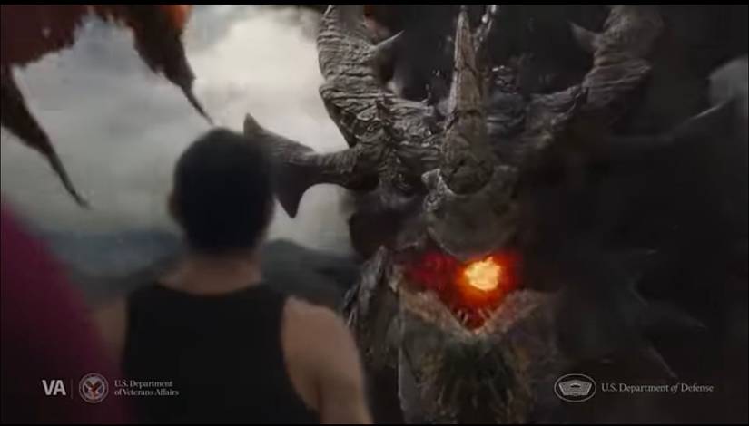'Face Your Dragon' is a suicide-prevention campaign supported by the Department of Veterans Affairs. (Gig Line Media).