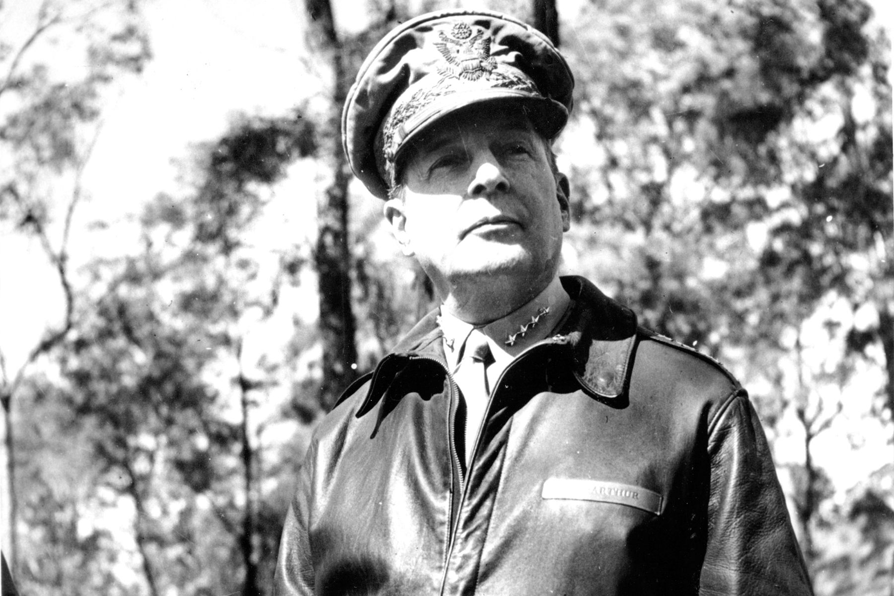 U.S. Gen. Douglas MacArthur, shown in the South Pacific on Sept. 8, 1943, during World War II, called the 1944 Army football team ‘the greatest of all Army teams.’ 
