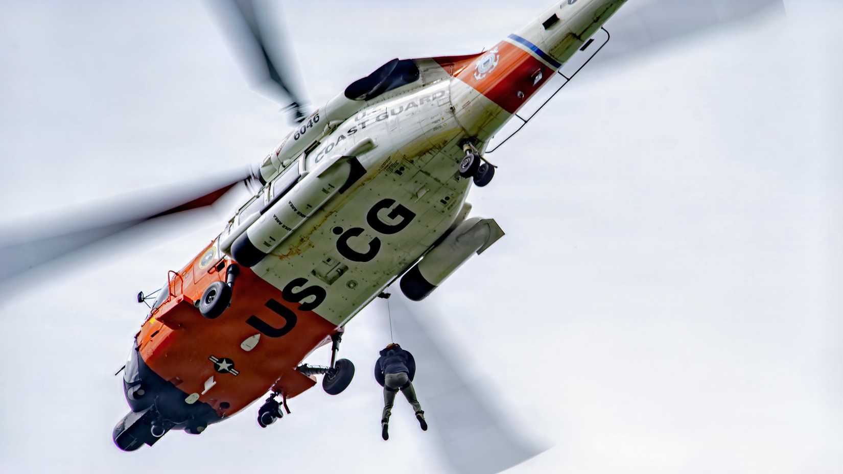 Coast Guard Jayhawk Hoist Training