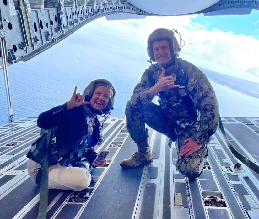 Cathy on C130
