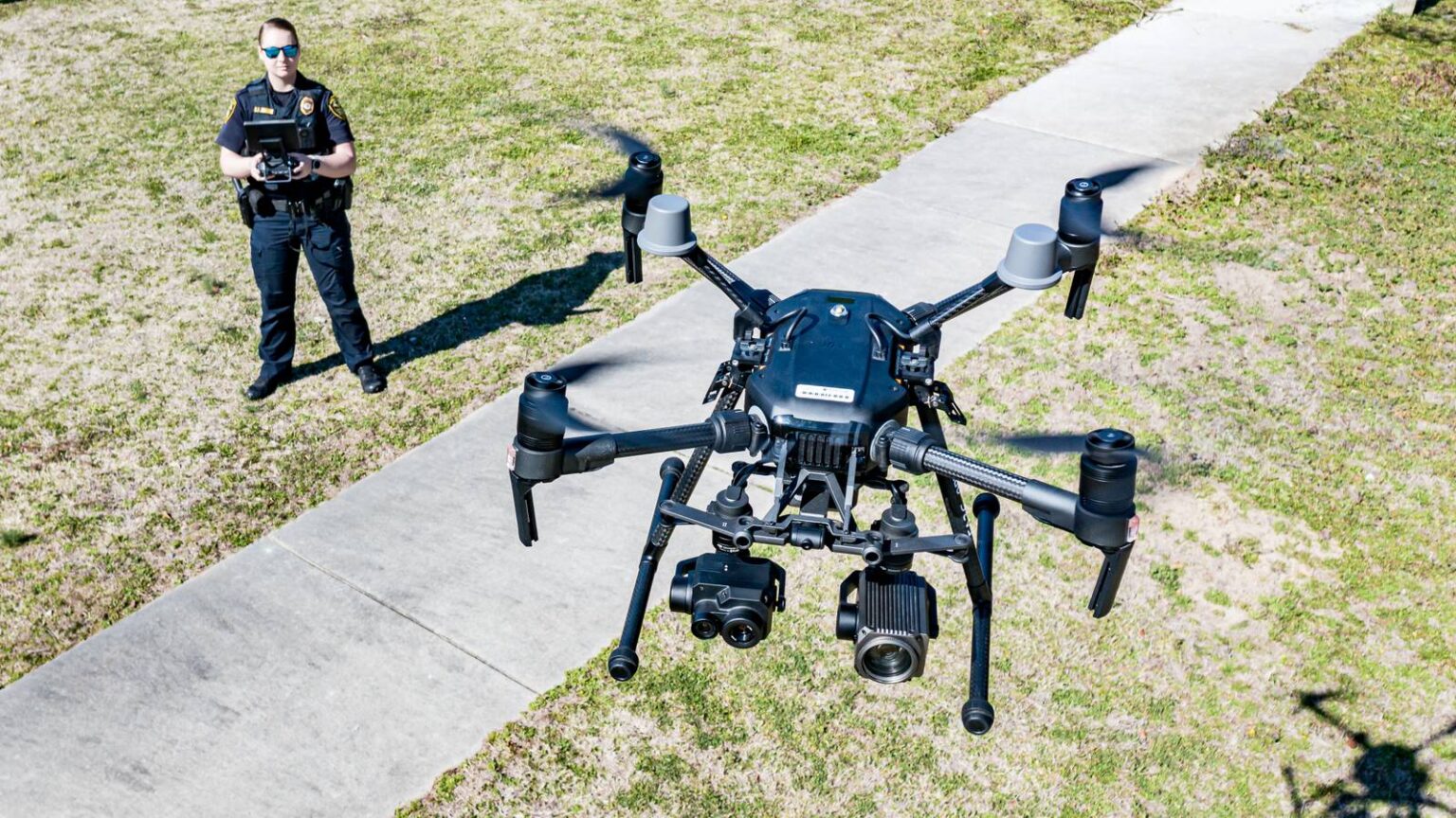 Flock Cameras Are Moving From Roads to Watching as Drones From the Sky Flock Cameras Are Moving From Roads to Watching as Drones From the Sky