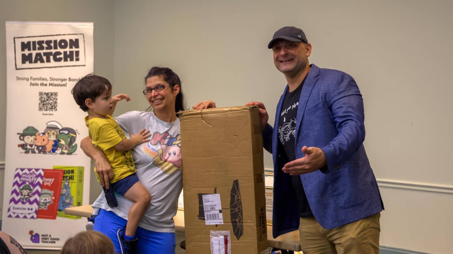 Marine Creates Kids’ Fitness Game After Toys for Tots Assignment