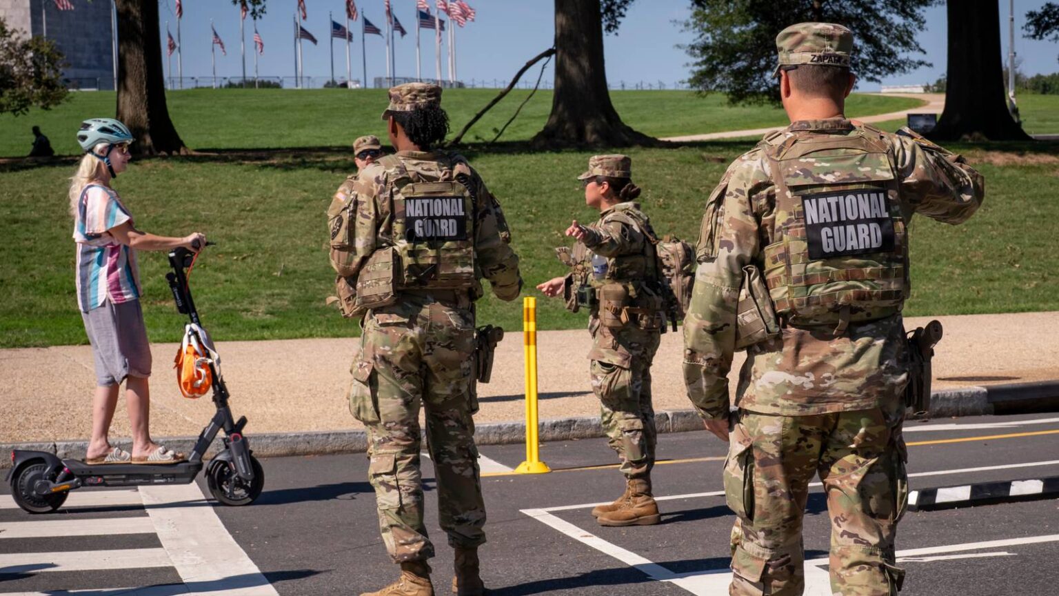 A National Guard Member Deployed to Washington, DC, Is Arrested on Firearms Charge